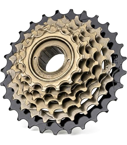 DNP 7 Speed Screw on Freewheel Nickel Plate 11-34T, ST1781